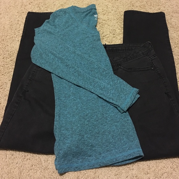 Mossimo Teal heather Tee - Picture 3 of 8